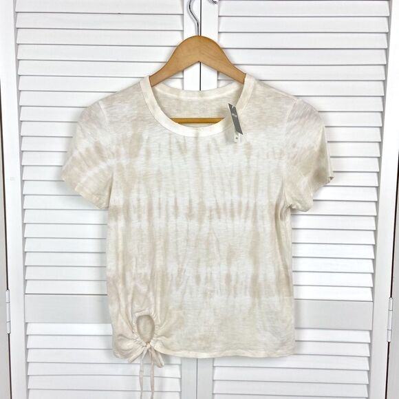 Aerie Neutral Tie Dye Keyhole Tee | Size XS | NEW - Picture 4 of 8
